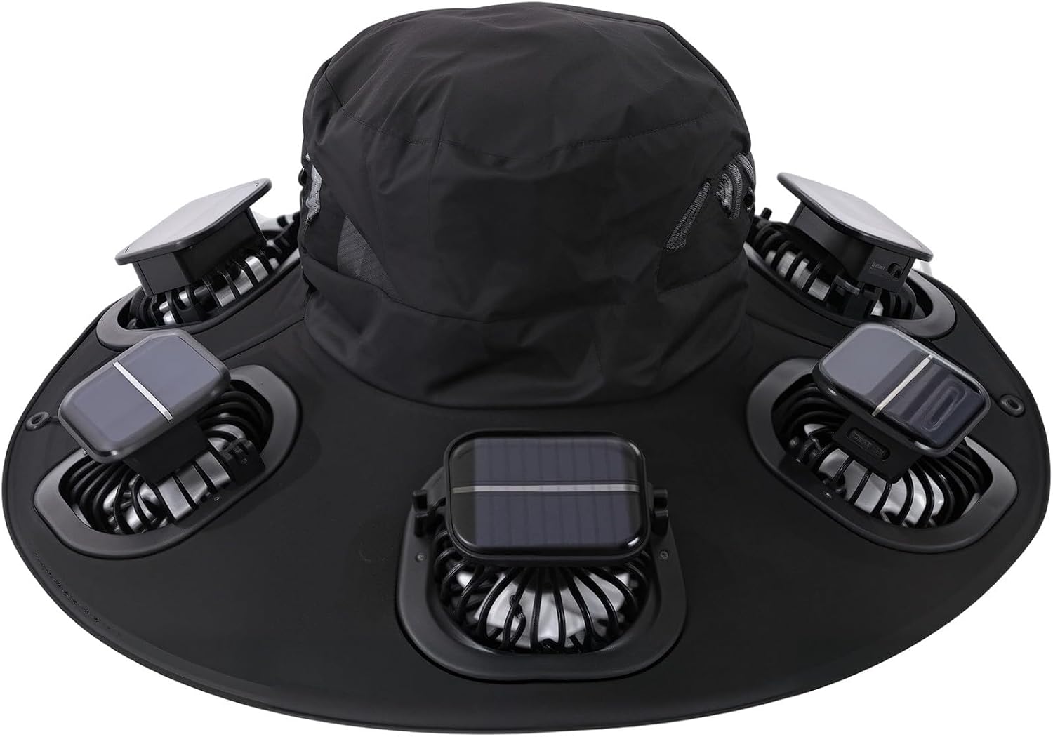 Visor Sun Hat - Sıcak Havalar İçin 6 Fanlı Güneş