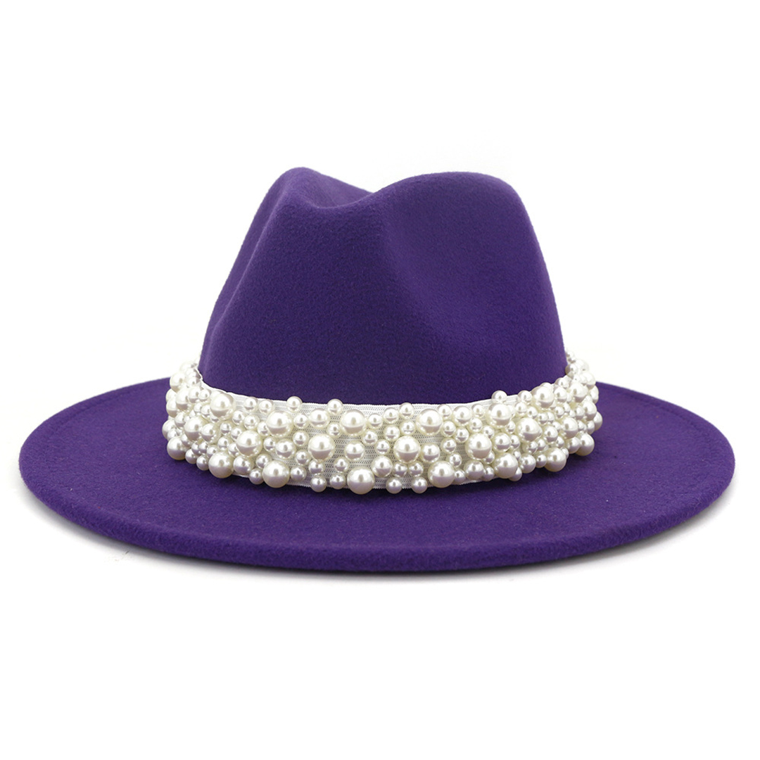 Fedora Hat Wool - Fötr şapkalar kadınlar için yün keçe