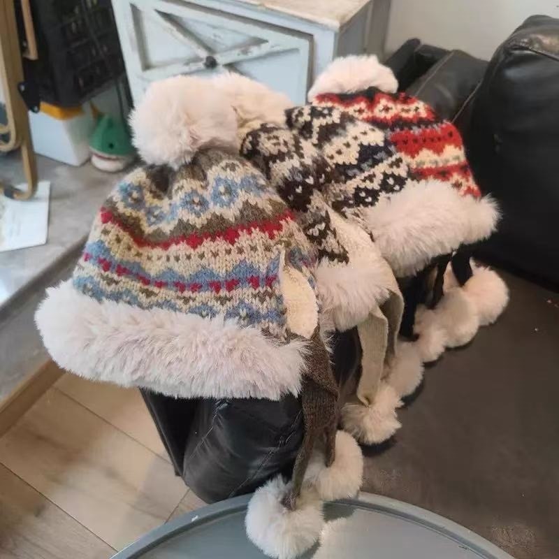 Kadın Fair Isle Tarzı, Kalın,  - Winter Trapper Hat incelemesi ve fiyatı