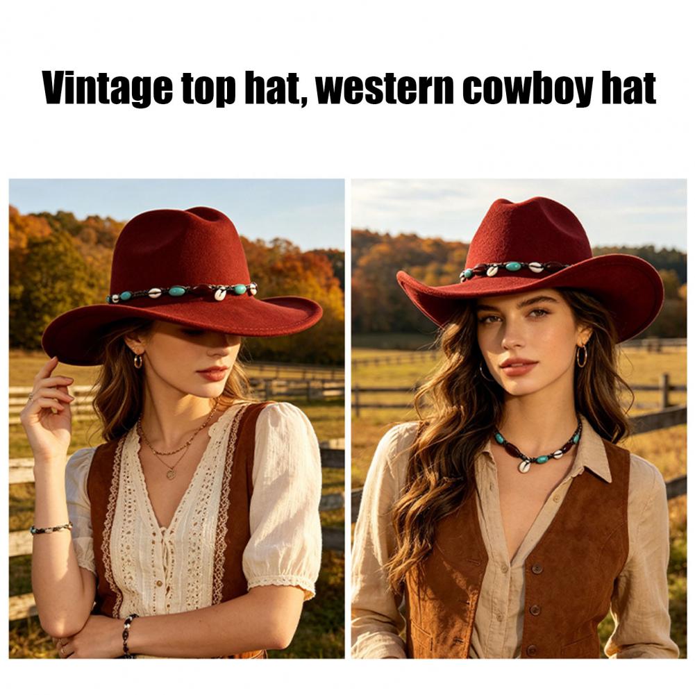 Batı Kovboy Tarzı Şapka Yün Ke - Fedora Hat Wool incelemesi ve fiyatı